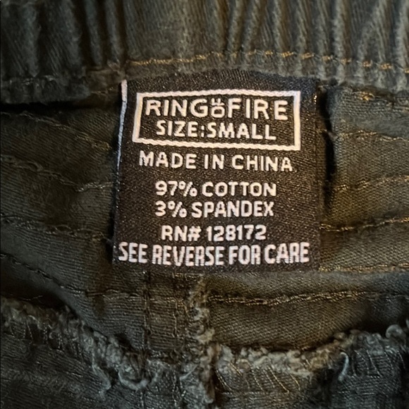 Ring of Fire forest green jogger pants - Picture 5 of 5
